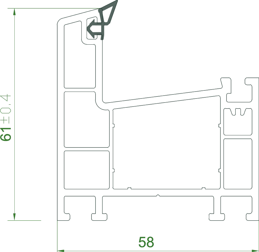 Frame Casement Without-Overlap Seti