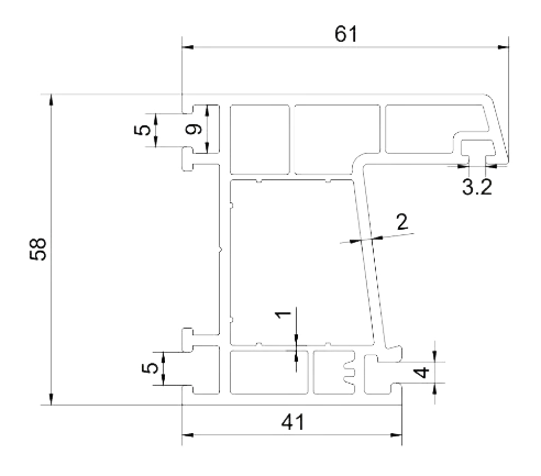 Inverted-Frame Casement With-Overlap Seti